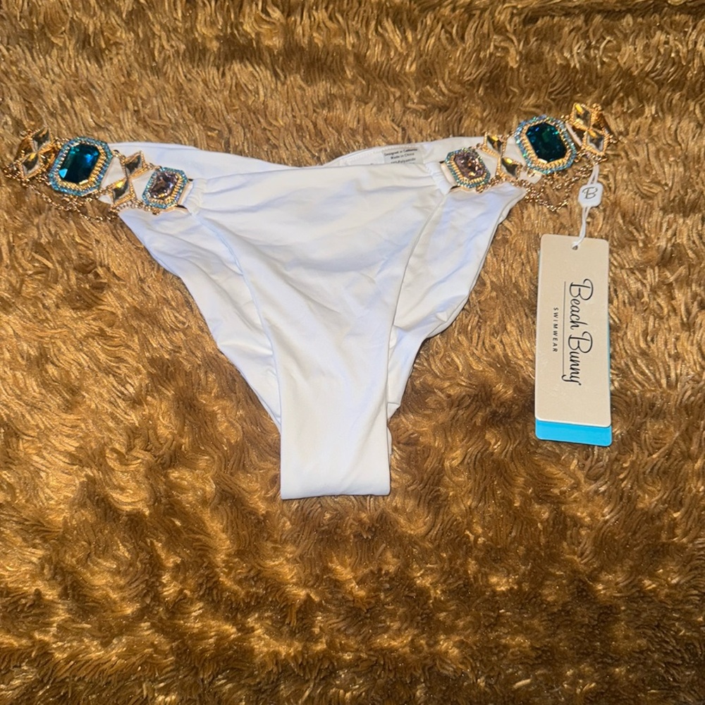 Gorgeous beach bunny, bikini bottom with jewels